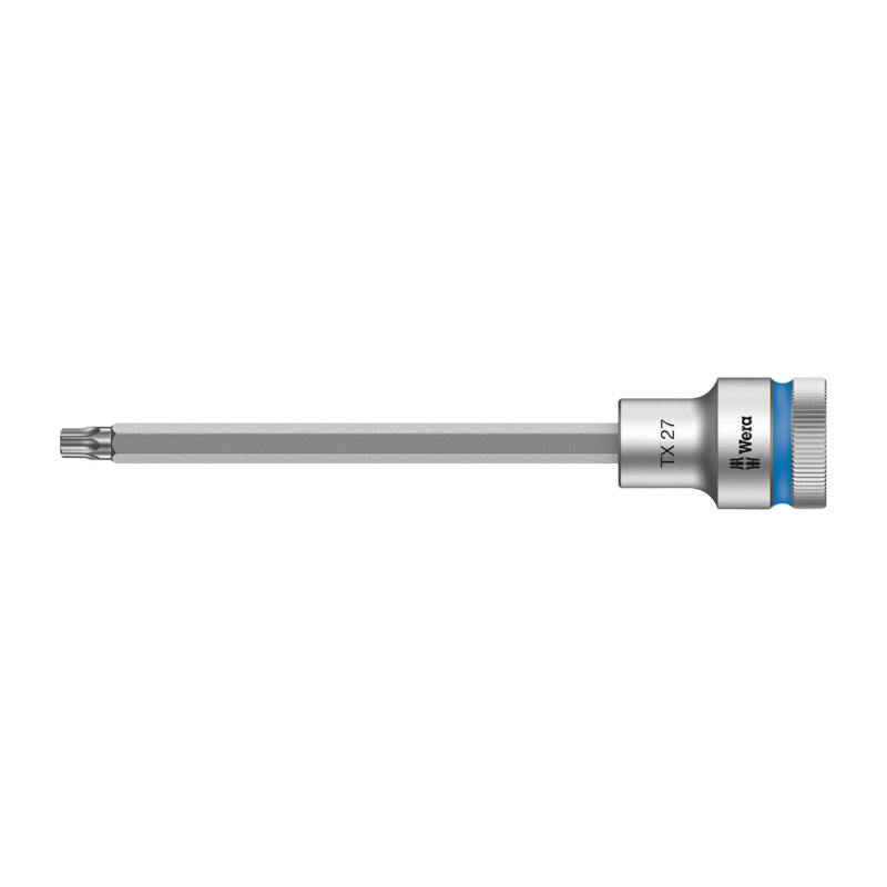 Douille Torx Wera 8767 Hf Zyklop 1-2 T27 Longueur 140 mm (Vendu A L'Unite) -Marque Allemande Pour Les Ateliers-