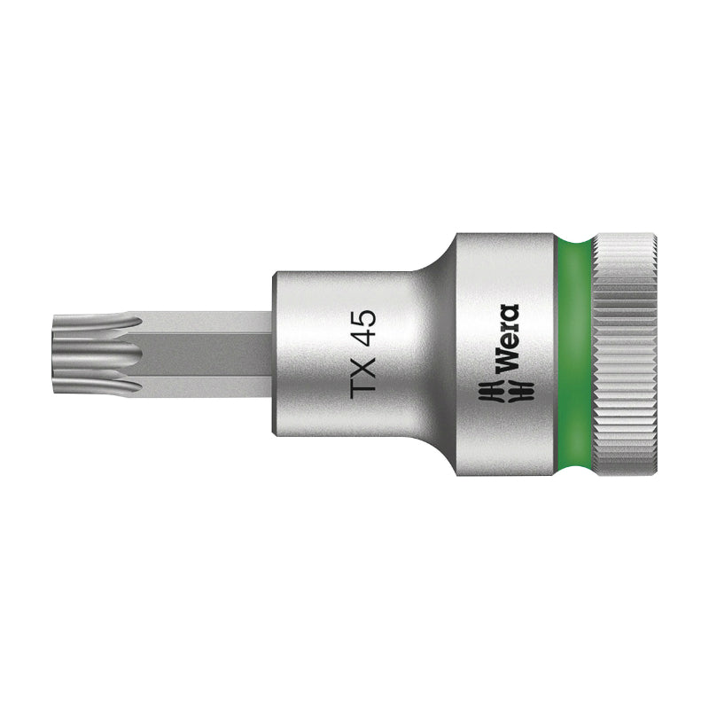 Douille Torx Wera 8767 Hf Zyklop 1-2 T45 Longueur 60 mm (Vendu A L'Unite) -Marque Allemande Pour Les Ateliers-