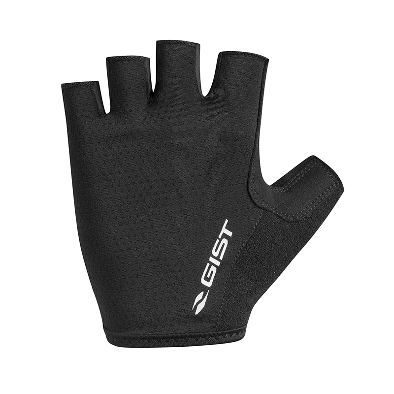 Gants Vélo Court Gist Rapid Gel Noir XL (Paire Sur Carte) Sans Velcro -5518-
