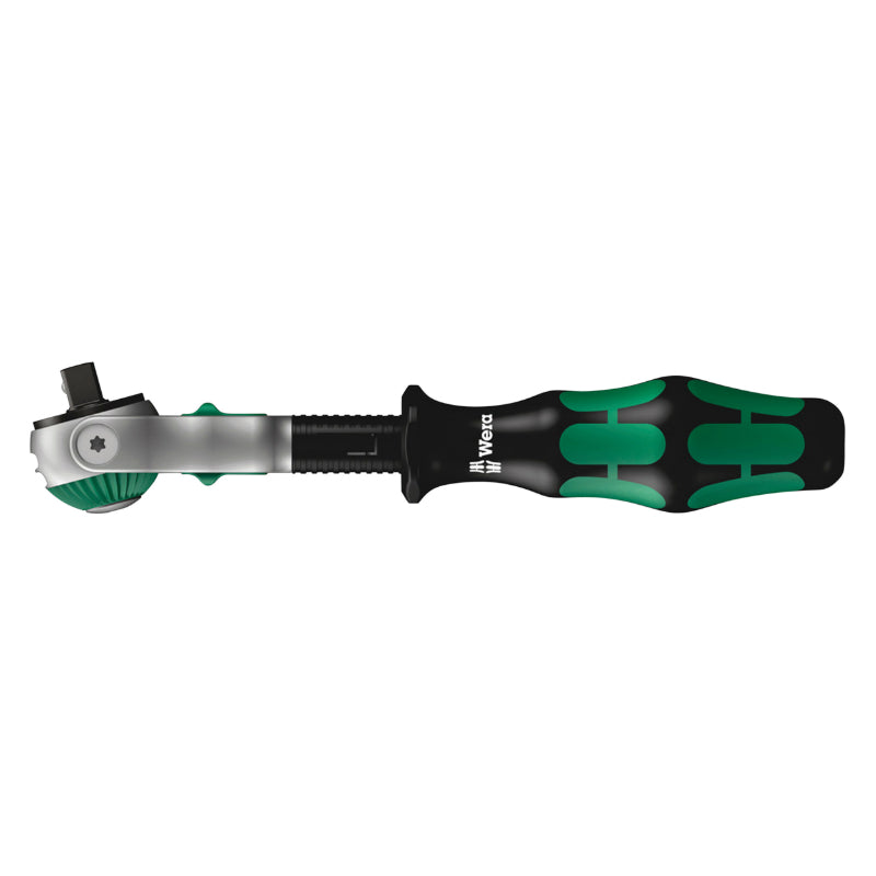 Cliquet Wera 8000 Zyklop Speed Tête Orientable 1-4 Noir-Vert (Vendu A L'Unite) -Marque Allemande Pour Les Ateliers-