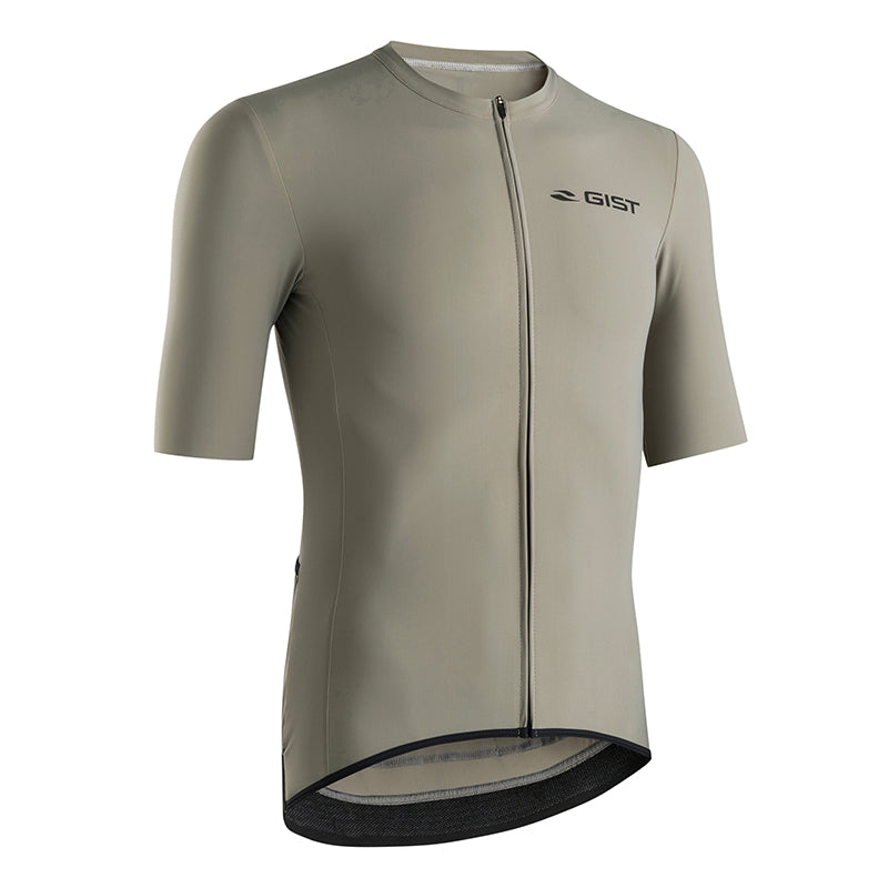 Maillot Gist Été Supremo Manches Courtes Zip Total Titane L