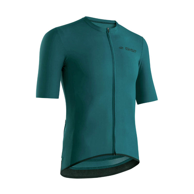 Maillot Gist Été Supremo Manches Courtes Zip Total Bleu M
