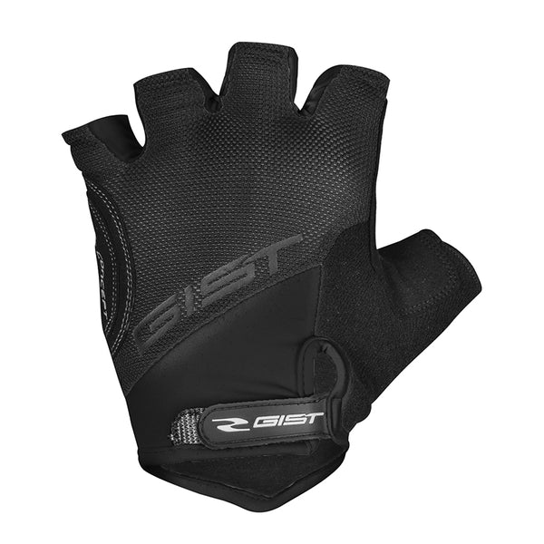 Gants Vélo Court Gist D-Grip Gel Été Noir S (Paire Sur Carte) Avec Velcro