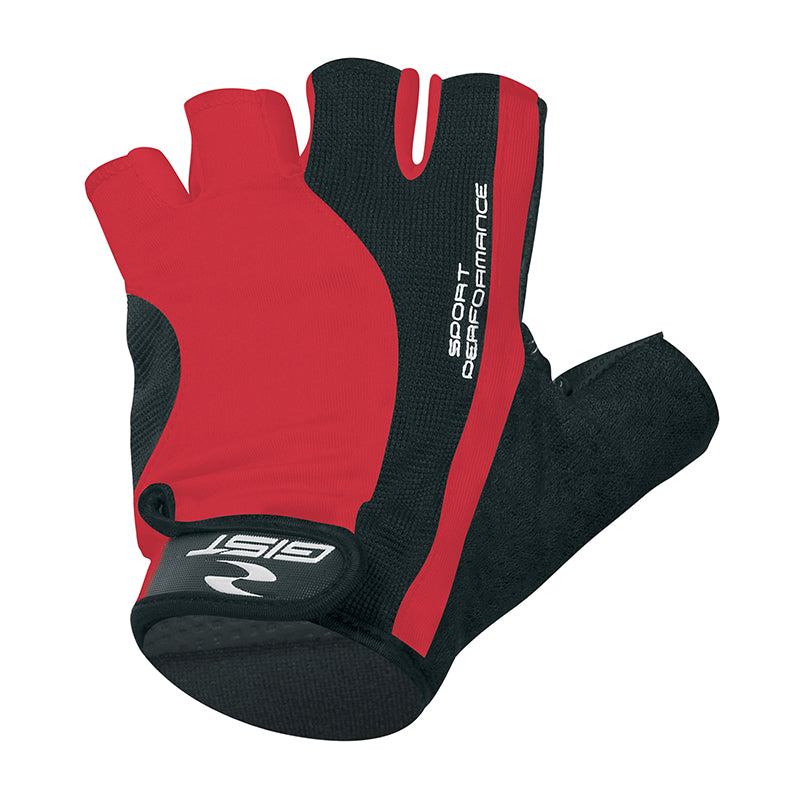Gants Vélo Court Gist Pro Rouge S (Paire Sur Carte) Avec Velcro