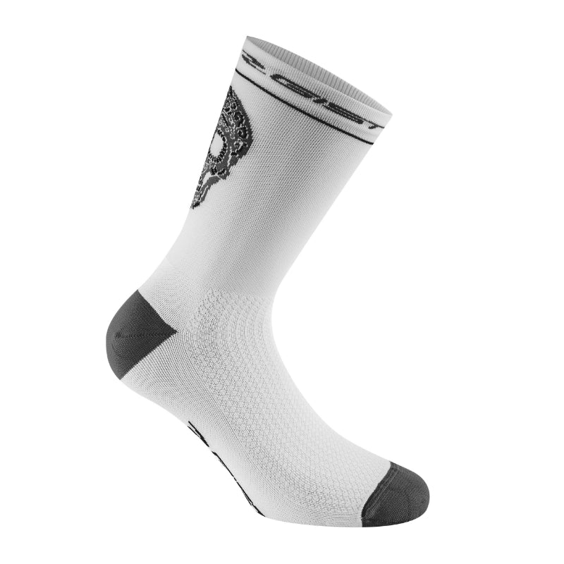 Chaussettes - Socquettes Été Gist Crane-Skull Blanc-Noir 36-39 - Hauteur 18 cm (Paire)