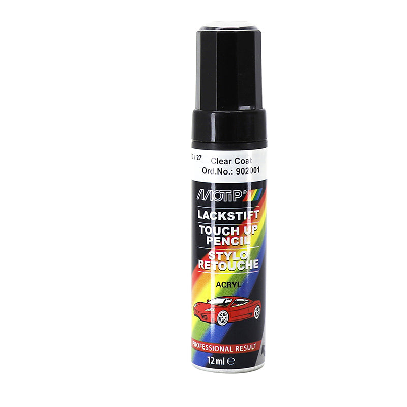 Stylo De Retouche Peinture Motip Vernis Transparent Brillant 12 Ml