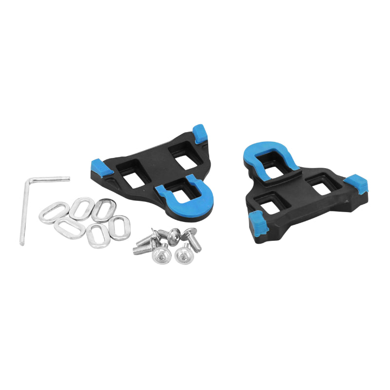 Cale Pédale P2R Compatible Shimano Route SPD-Sl Mobile 2Â° Noir-Bleu (Paire)