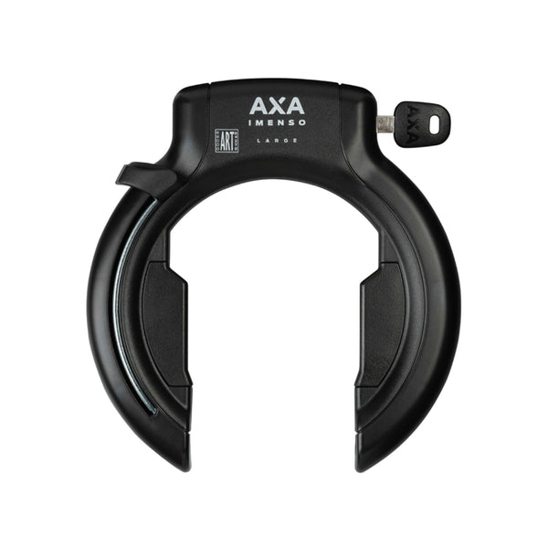 Antivol Vélo Fer A Cheval Axa Imenso Grande Ouverture 75 mm Noir (Sans Fixation) - Compatible Plug Ulc- Sécurité Niveau 
