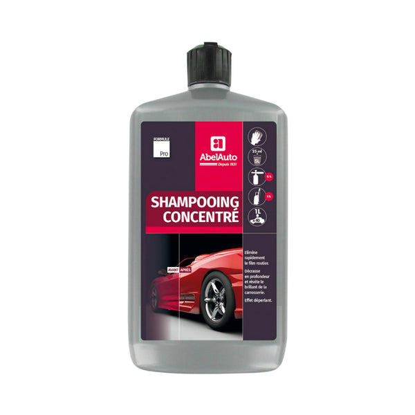 Nettoyant Shampoing Concentre Carrosserie Abel Auto 1L (Marque Francaise) -Gamme Professionnelle-
