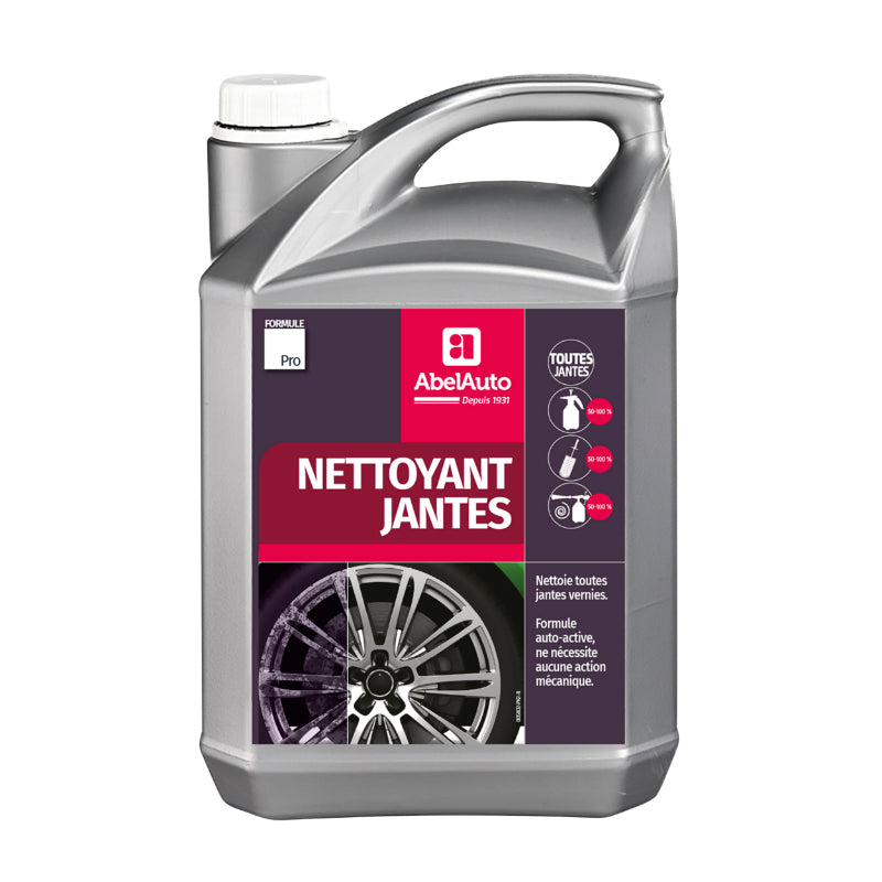 Nettoyant Jantes Abel Auto 5L (Marque Francaise) -Gamme Professionnelle-