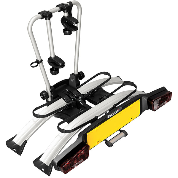 Porte Vélo Plateforme Peruzzo Atlantis Pour 2 Vélos Inclinable (Maxi 60Kgs) Prise 13 Broches - Compatible VAE - Fat Bike