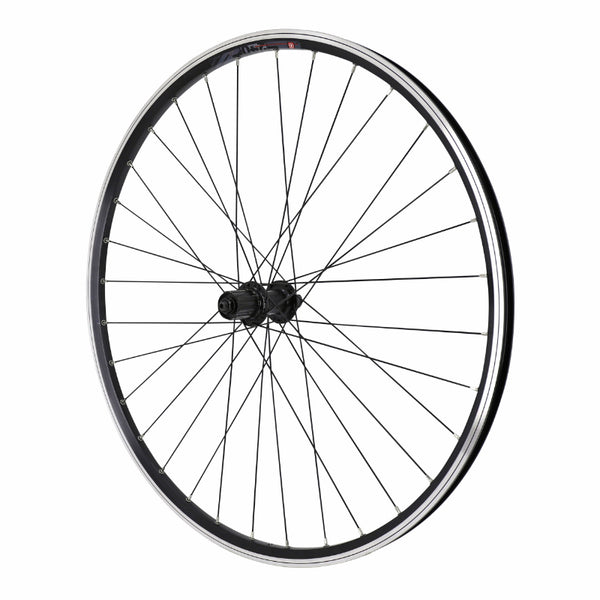Roue VTC Patin Blocage 700 X 35 - 28" M260 Arrière Noir Renforcé Moyeu Shimano Qc300 Noir Cassette 10-9V Jante 19C 32 Ra