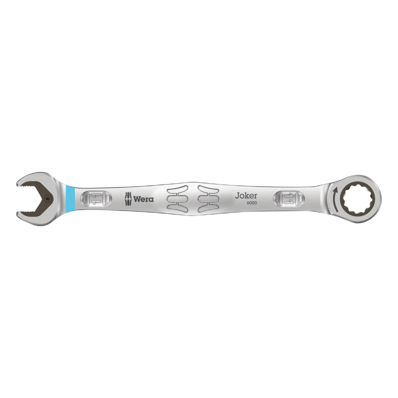 Clé Mixte-Plate A Cliquet Wera 6000 Joker 11 mm (Avec Fonction Retenue) Chrome Moly (Vendu A L'Unite) -Marque Allemande 