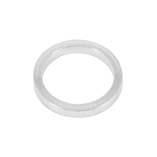 Entretoise Direction Alu Argent 1"1-8-28.6 mm Hauteur 5 mm (Vendu A L'Unite)