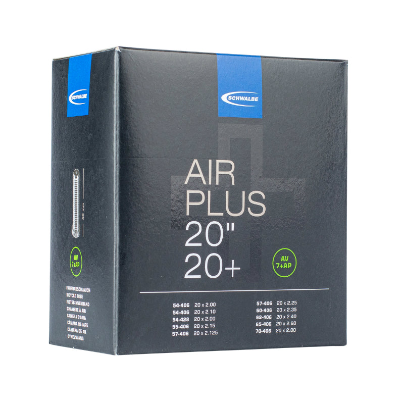 Chambre A Air Vélo 20 X 2.80 Fat Bike Schwalbe Valve Standard (54-70-406) (Av7+Ap)