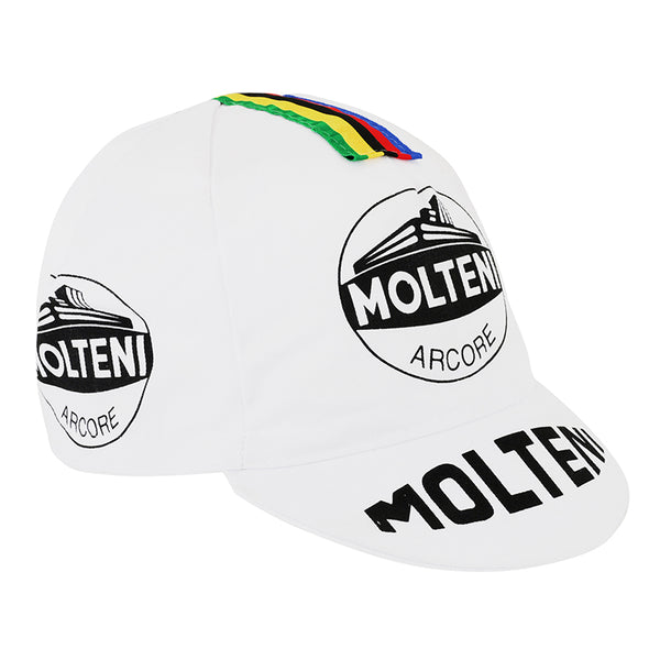 Casquette Vintage Molteni Champion Du Monde Blanc