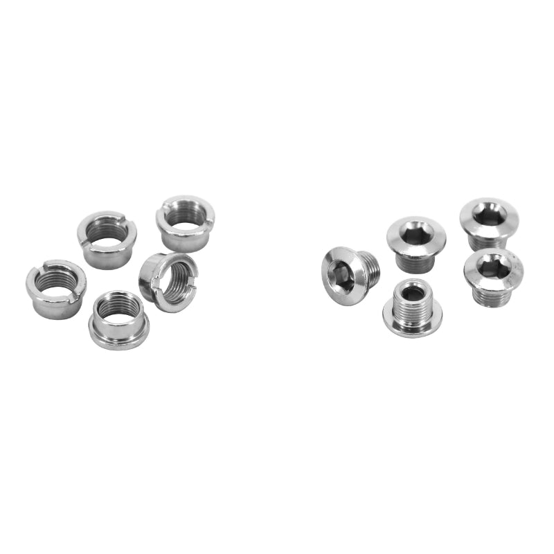 Intravis Pédalier Stronglight Piste Mono Acier (Jeu De 5) - Vis M8X6.5X0.75 Et Cheminee M8X4.5X0.75