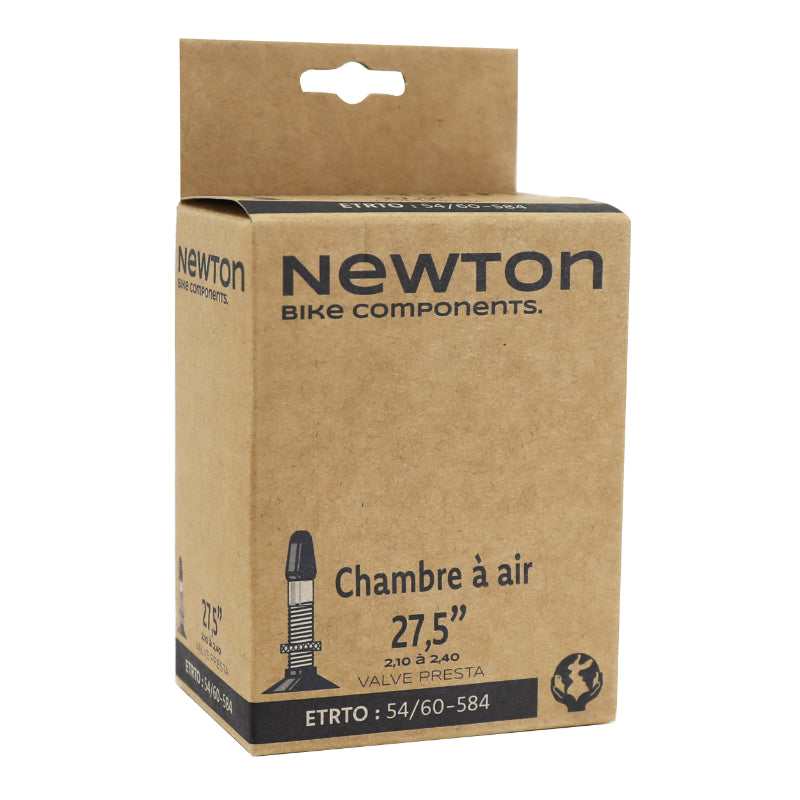 Chambre A Air Vélo 27.5 X 2.10-2.40 Newton Valve Presta 40 mm