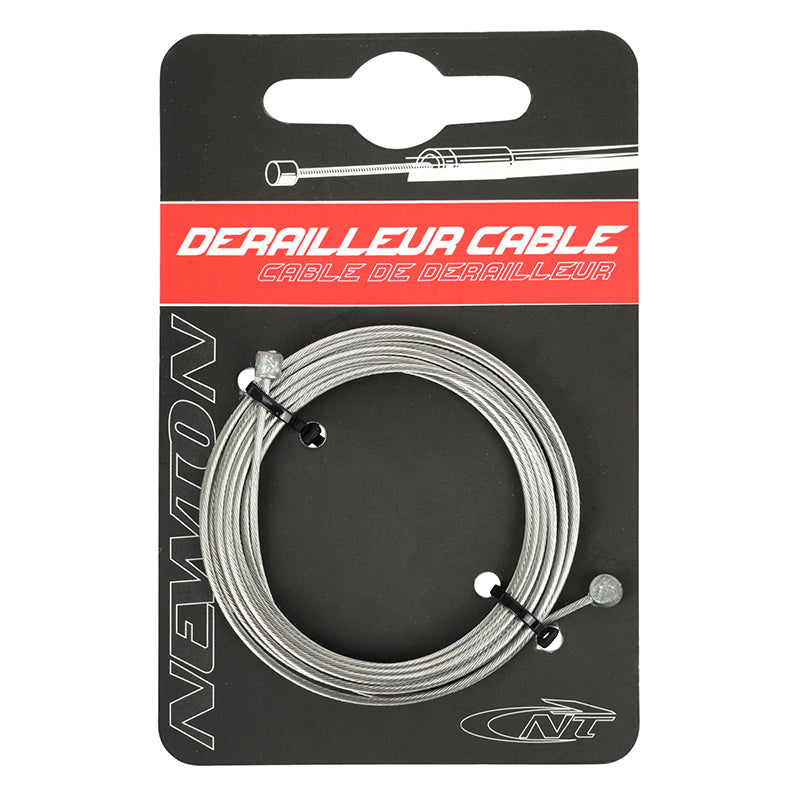 Câble De Dérailleur Newton INOX Renforcé Pour Shimano Et Adaptable 1,2 mm Long 2,00 M (Vendu Sur Carte A L'Unite) (Offre