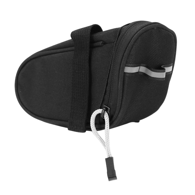 Sacoche De Selle Vélo Medium Fixation Velcro Noir (L 15 cm X L 6 cm X H 6.5 cm) (Offre Spéciale)