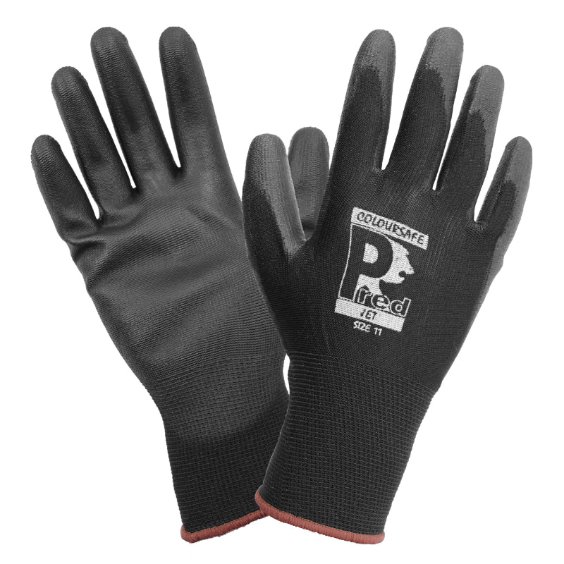 Gants Atelier Polyurethane Noir Homologué Ce - Taille 11 (Paire)