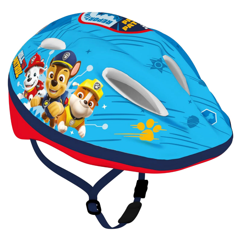 Casque Vélo Enfant V2 Paw Patrol Boy Avec Molette Réglage Taille 52-56 (Pat Patrouille) (Vendu Sur Carte)