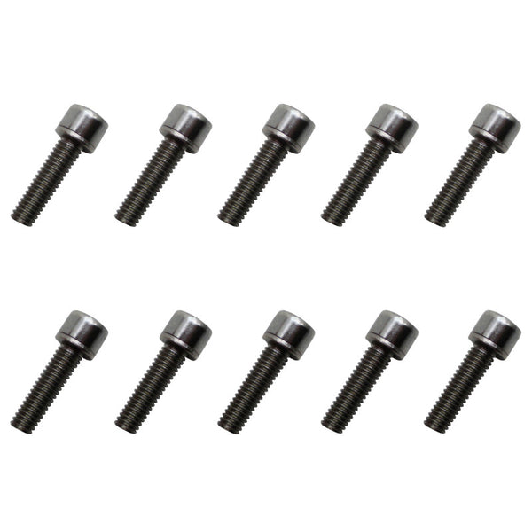 Vis Potence Tête Conique M5X18 mm Chrome (Kit De 10 Vis)