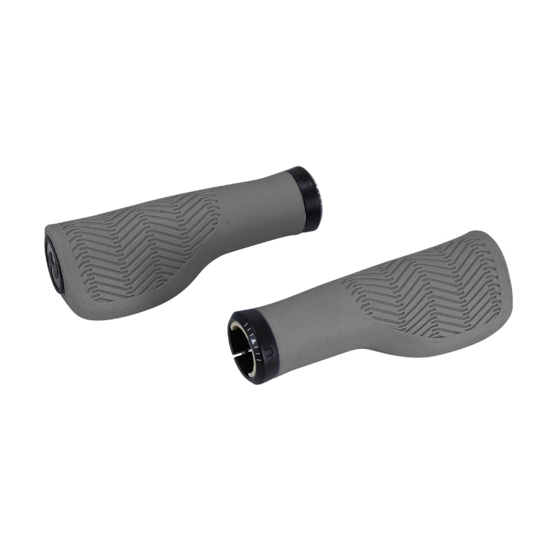 Poignée City Herrmans Nucore Town Ergonomique Avec Lock-On Gris L 130 mm Diam 22 mm (Paire Sur Carte)