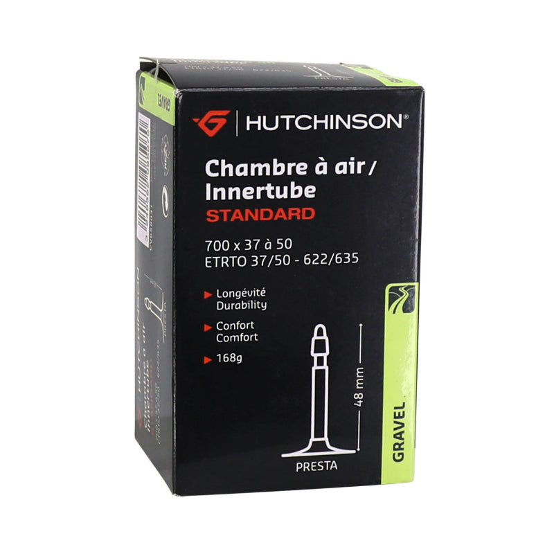 Chambre A Air Vélo 700 X 37-50 Hutchinson Valve Presta 48 mm 168G