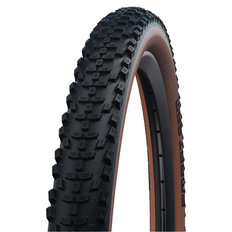 Pneu VTT 29 X 2.25 Schwalbe Smart Sam Addix Performance Noir Flanc Bronze Tr (57-622) Compatible VAE
