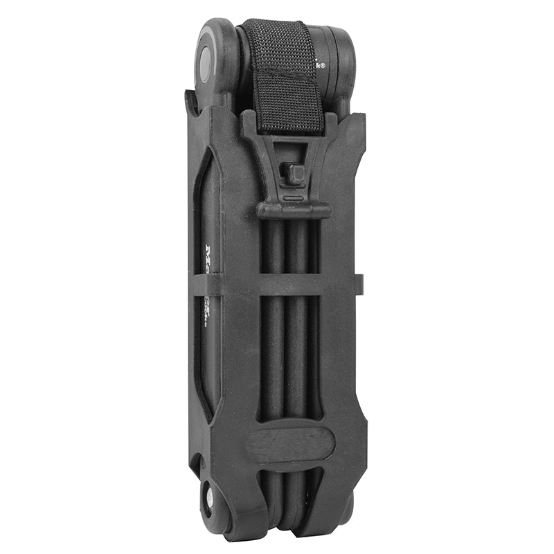 Antivol Vélo Pliable-Pliant A Clé Masterlock Diam 3,5 mm L 840 mm Noir (Inclus Support Fixation, 4 Clés)