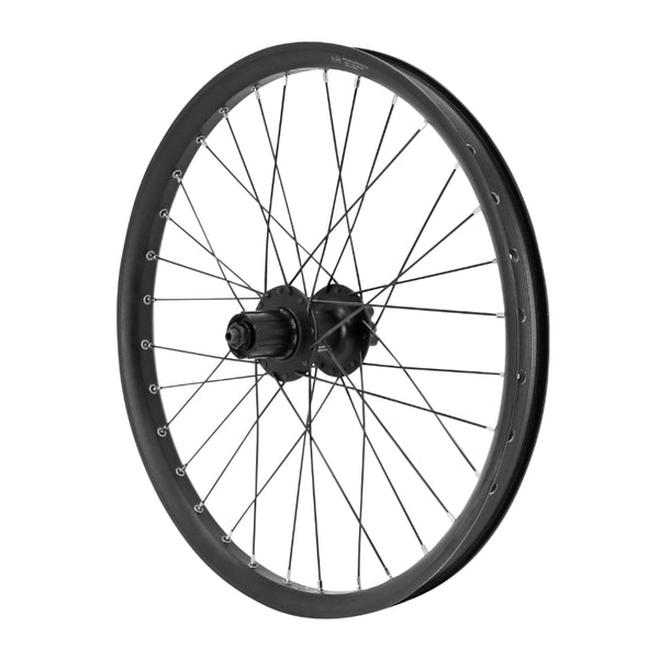 Roue VTT - Cargo - VAE - E-Bike - Longtail Disque Blocage 20" Trucky Arrière Noir Moyeu Shimano M475 6 Trous Cassette 11