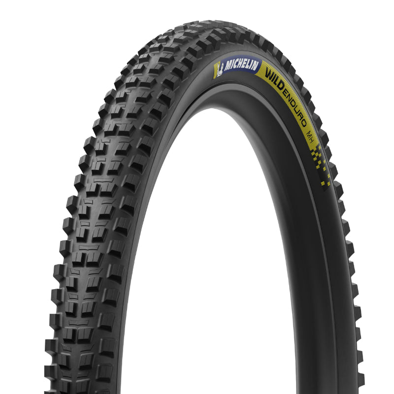 Pneu VTT Gravity 29 X 2.50 Michelin Wild Enduro Mh Racing Line Noir Stickers Bleu-Jaune Tubeless Ready Ts (63-622)