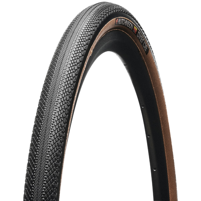 Pneu Gravel 700 X 40 Hutchinson Overide Hardskin Noir-Marron Tubeless Ready Reinforced Ts (40-622)