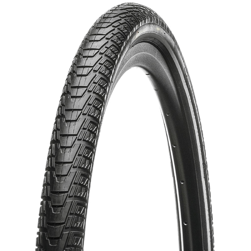Pneu VTC Urbain - VAE 700 X 37 Hutchinson Haussmann Infinity Protect Noir Tr Reinforced 5 mm Flanc Reflex (37-622) Homol