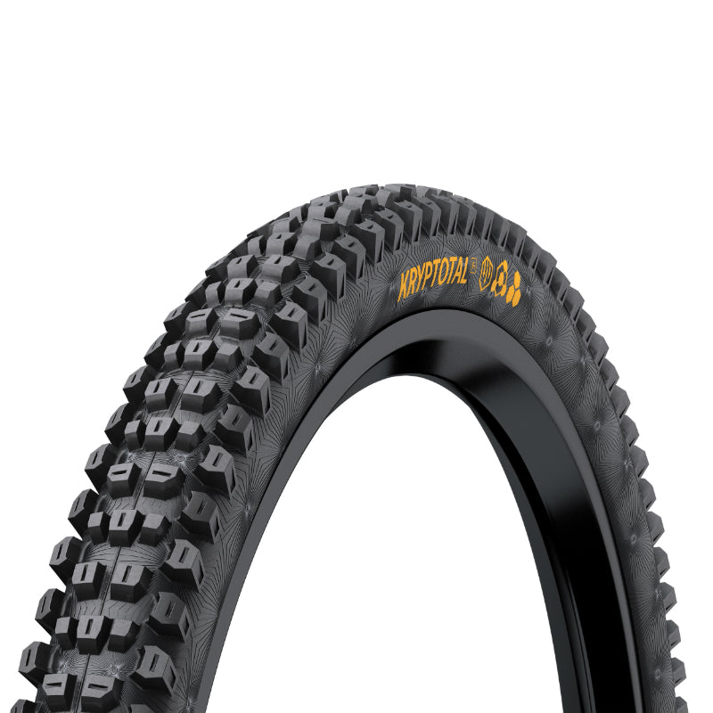 Pneu VTT Gravity 29 X 2.40 Continental Kryptotal Downhill Super Soft Front-Avant Noir Tubeless Ready Ts (60-622) Terrain