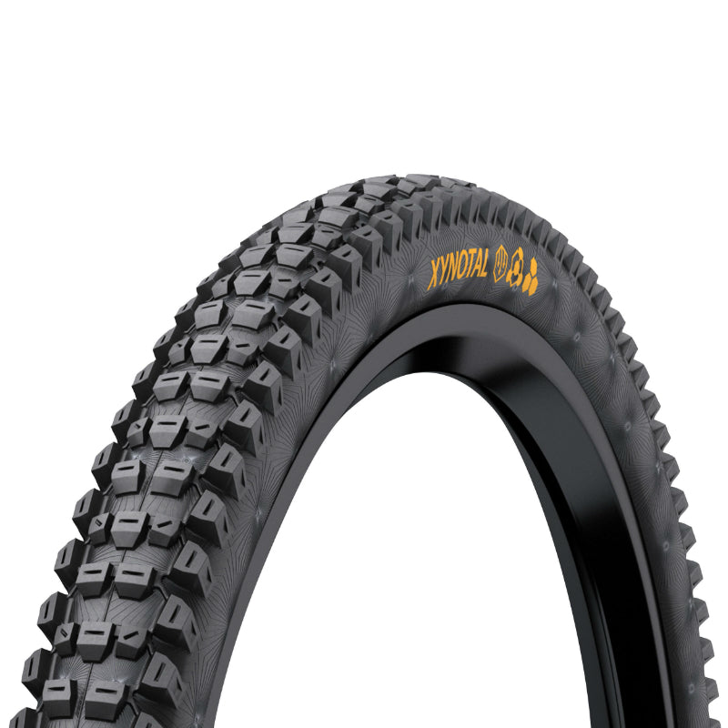 Pneu VTT Gravity 27.5 X 2.40 Continental Xynotal Downhill Soft Renfort Flanc Apex Noir Tubeless Ready Ts (60-584) (650B)