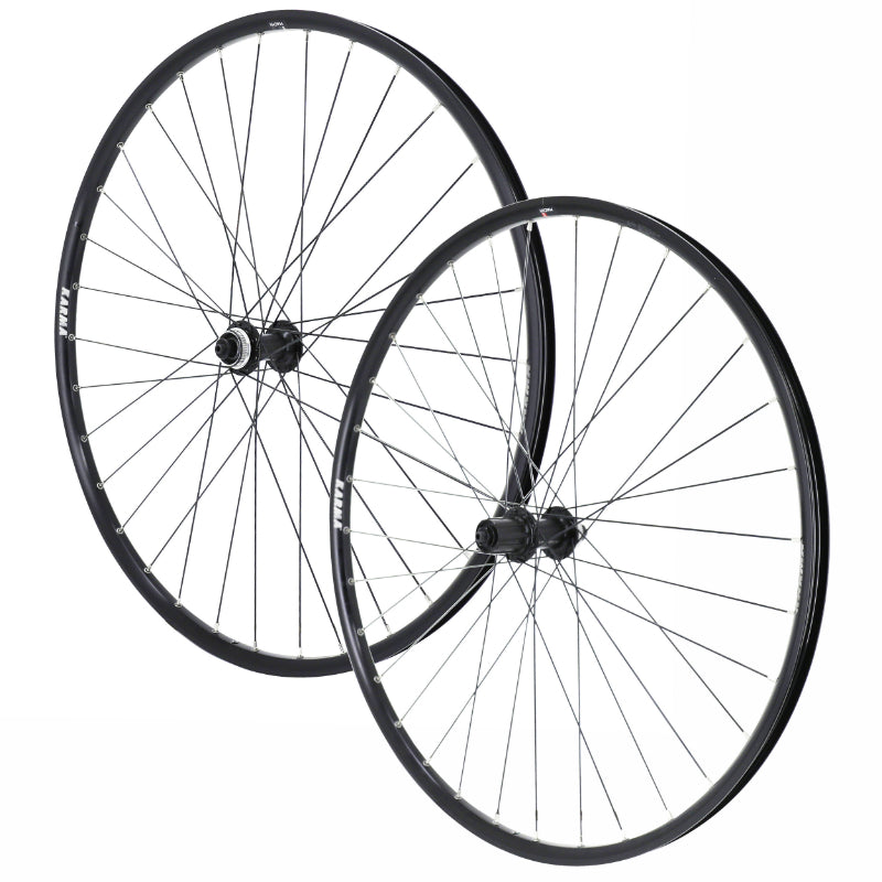 Roues VTT Disque Blocage 26 Karma Noir Double Paroi Avec Oeillets Moyeu Shimano Tx505 Centerlock 9-10-11V 3(Paire) 32 Ra