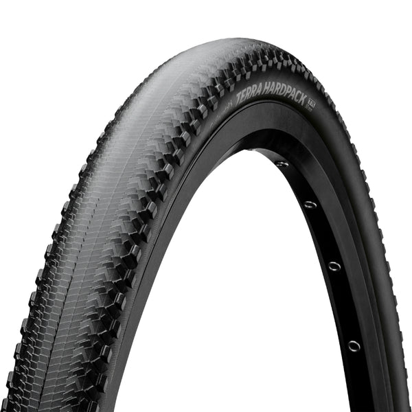 Pneu Gravel 700 X 50 Continental Terra Hardpack Shield Wall Noir Tubeless Ready Ts (50-622)