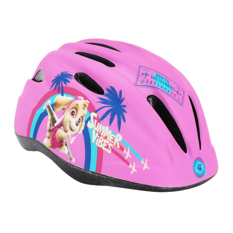 Casque Vélo Enfant V2 Paw Patrol Rose Taille 48-52 (Pat Patrouille) (Vendu Sur Carte)