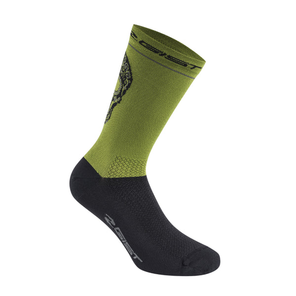 Chaussettes - Socquettes Été Gist Crane-Skull Vert Militaire 36-39 - Hauteur 18 cm (Paire)