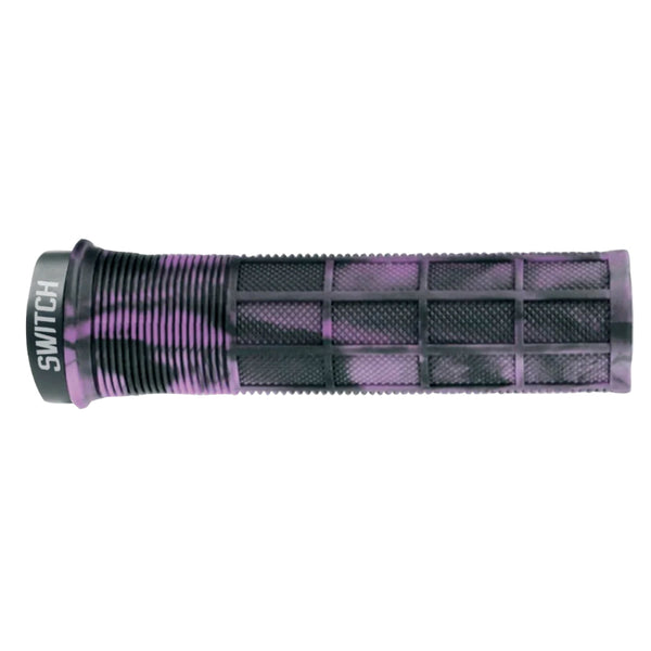 Poignée City-VTT Switch Supergrip Lock-On Smoke Violet (Paire)