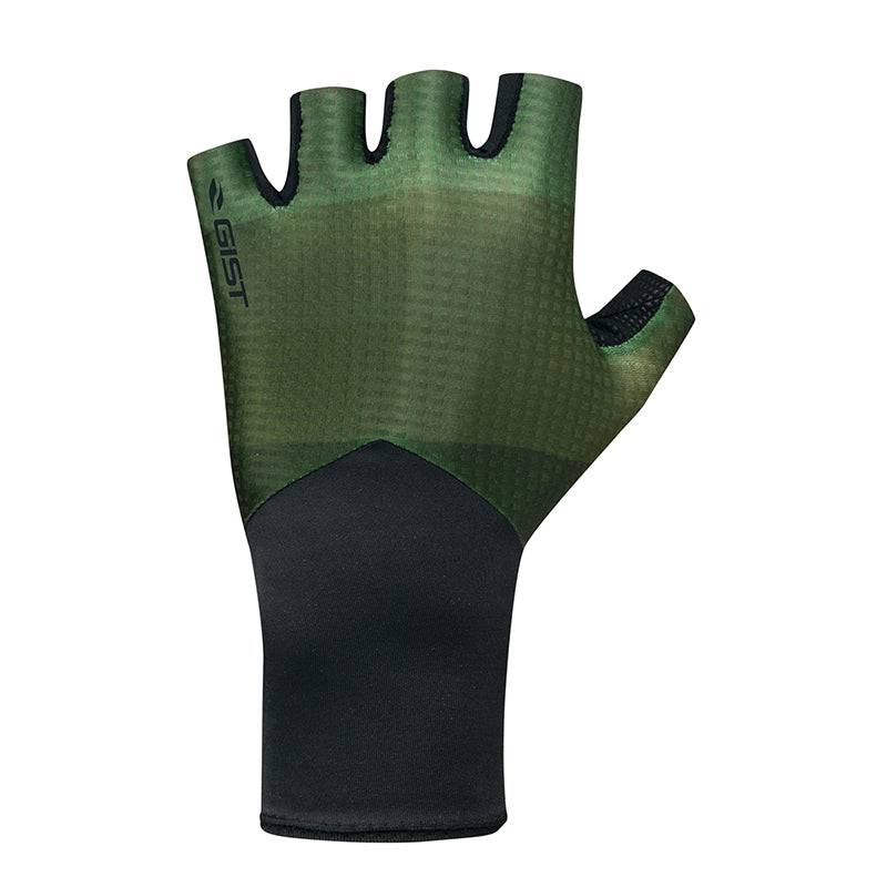 Gants Vélo Court Gist Speed Noir-Vert M (Paire Sur Carte) Sans Velcro