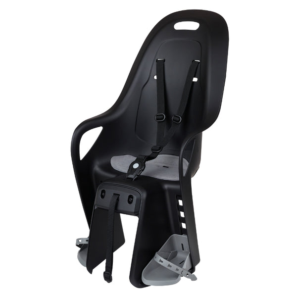 Porte Bebe-Siege Enfant Arrière Polisport A Fixer Sur Porte Bagage Fixation Etau Koari Noir Coussin Gris Pour Mik Hd (9 