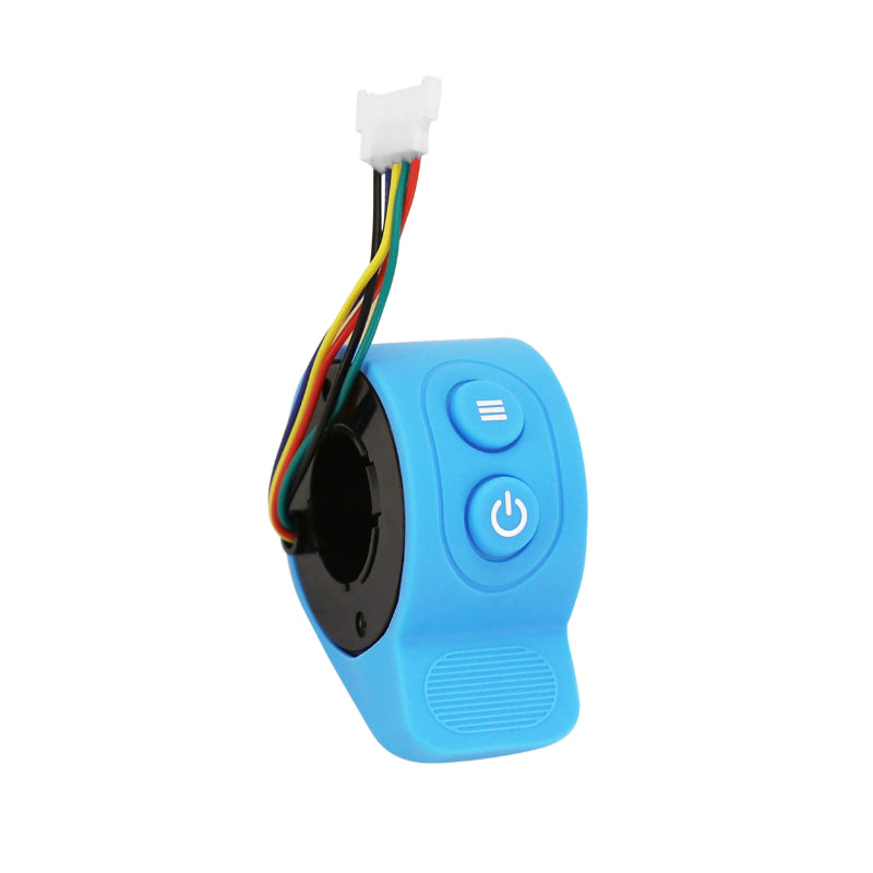Commande - Gachette Accelerateur Pour Trottinette Cecotec Outsider, Bongo Série A Bleu Turquoise (Avec Bouton De Demarra