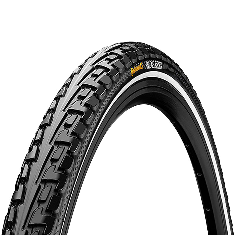 Pneu City - Route 27 X 1 1-4 Continental Ride Tour Noir Tr Flanc Reflex (32-630)