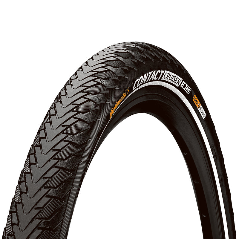 Pneu City VAE 20 X 2.00 Continental Contact Cruiser Noir Tr Flanc Reflex (50-406) Compatible VAE (Offre Spéciale)
