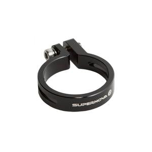 Collier de tige de selle 31,6 mm pour feu arrière, noir