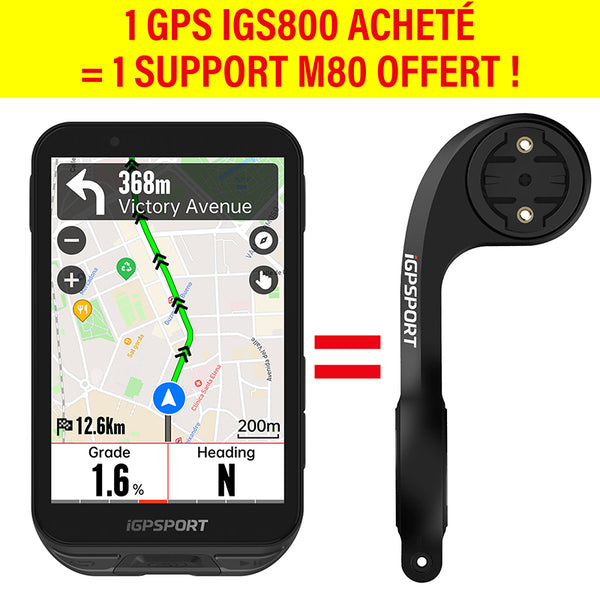 Gps - Compteur Igpsport Igs800 Couleur Full Tactile Lcd - Cartographie - Wifi - Ant+ - Autonomie 50H - Multi Fonctions C