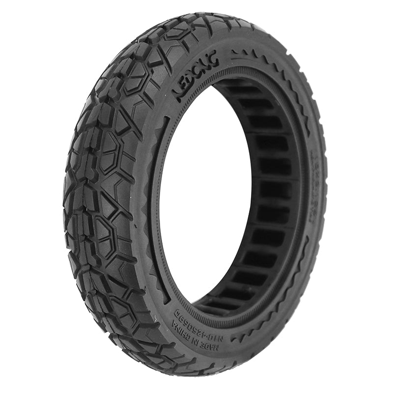 Pneu Trottinette Plein Cross 10 X 2.125 Noir - Largeur Intérieur 43 mm (Pour Segway Ninebot F20, F25, F30, F40 Et Autres